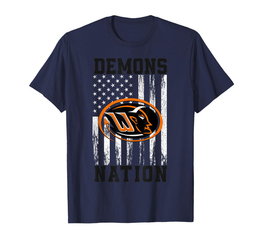 Washington Demons Logo Nation HS T-Shirt