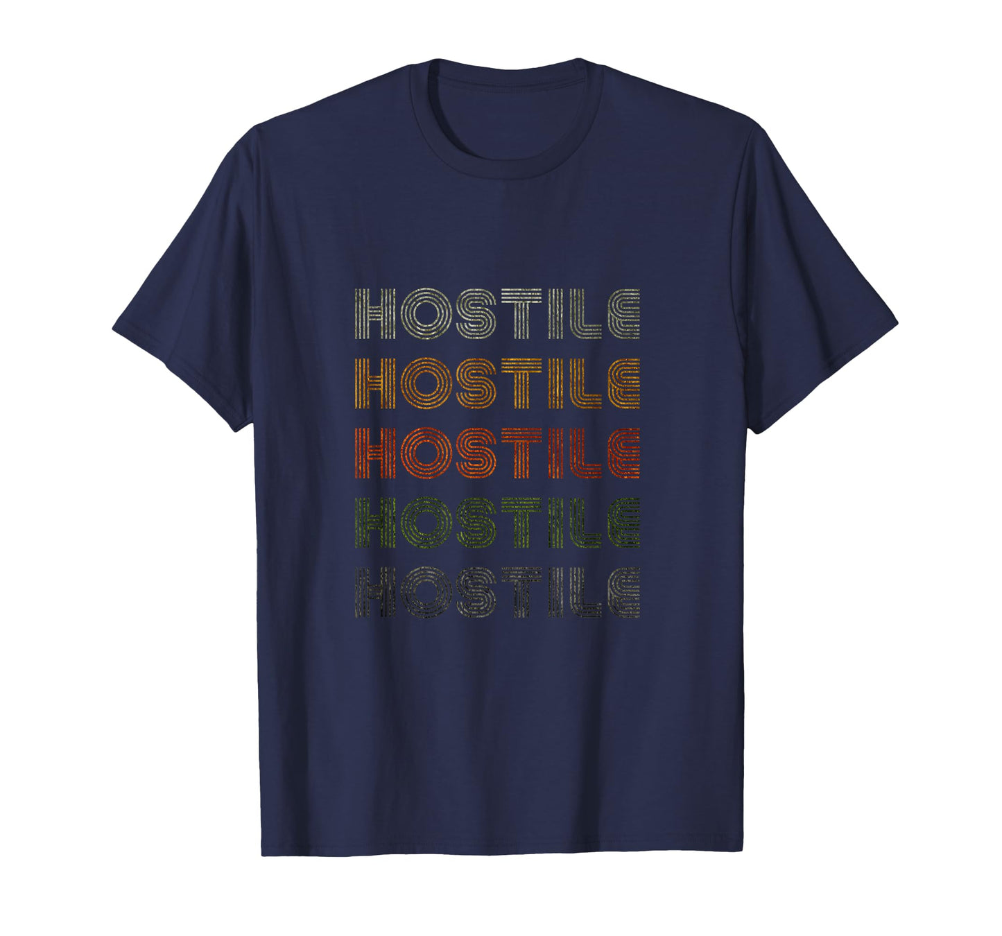 Love Heart Hostile Tee Grunge Vintage Style Black Hostile T-Shirt
