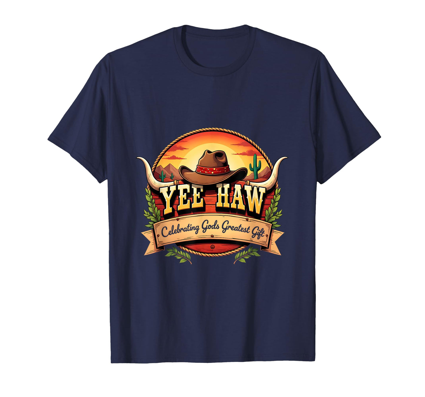 VBS 2025 Celebrating Greatest Yee Haw Camp Youth T-Shirt