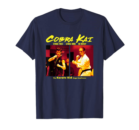 Cobra Kai The Saga Continues Poster T-Shirt