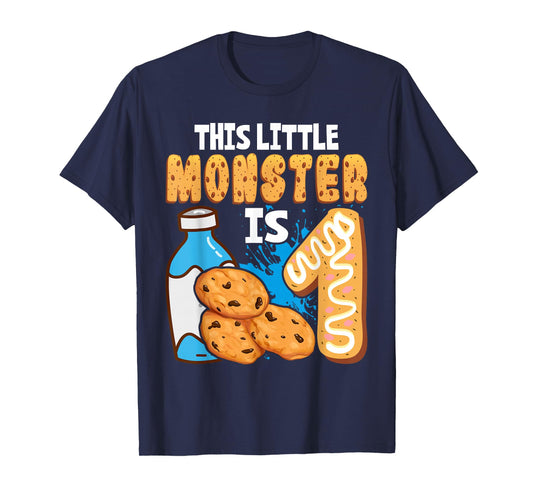 Milk and Cookies 1st Birthday Boy Girl First Birthday Family T-Shirt