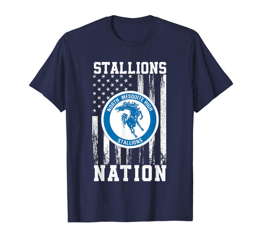 North Mesquite Stallions Logo Nation HS T-Shirt