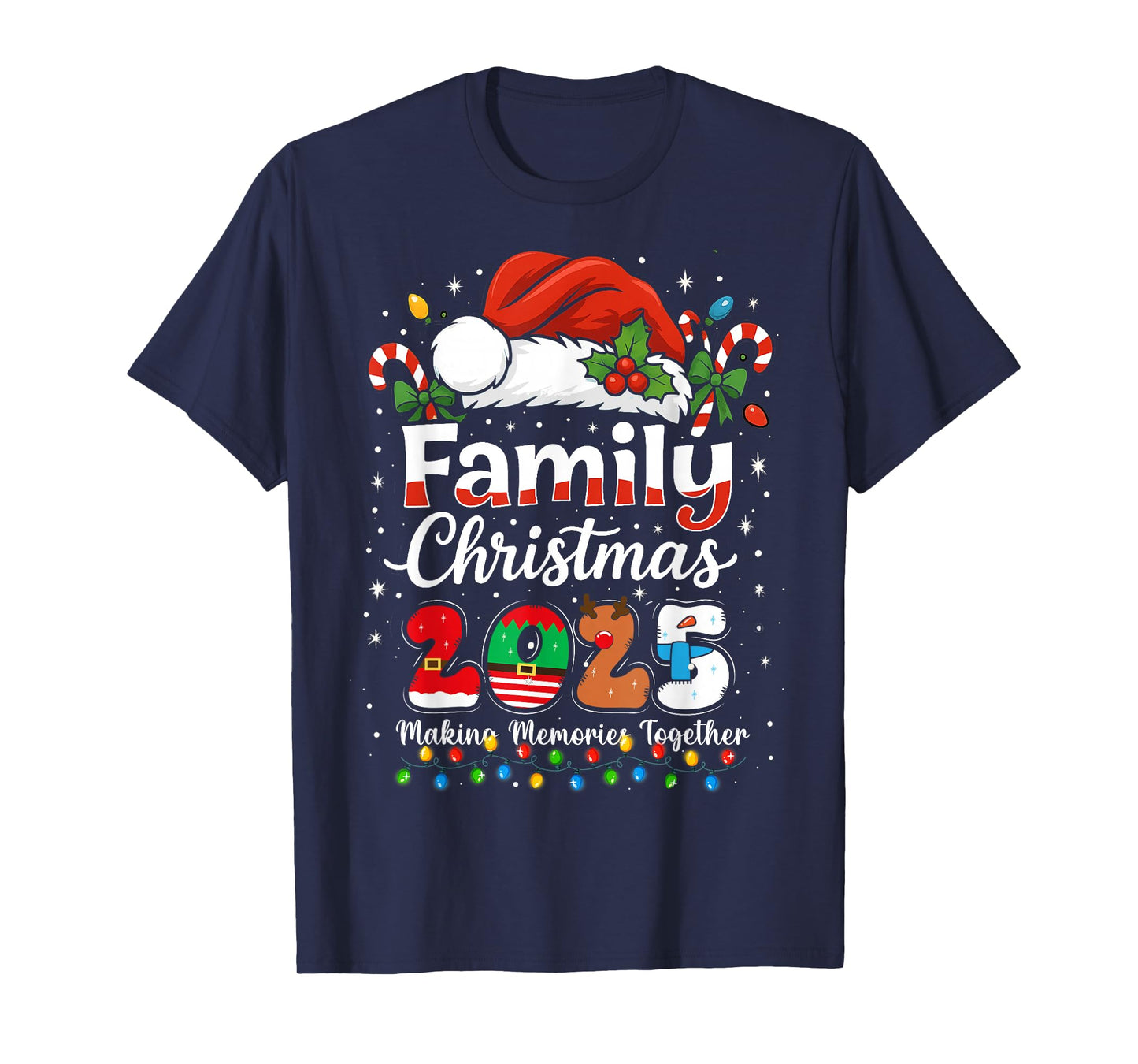 Family Christmas 2025 Matching Outfit Xmas Men Women Kids T-Shirt