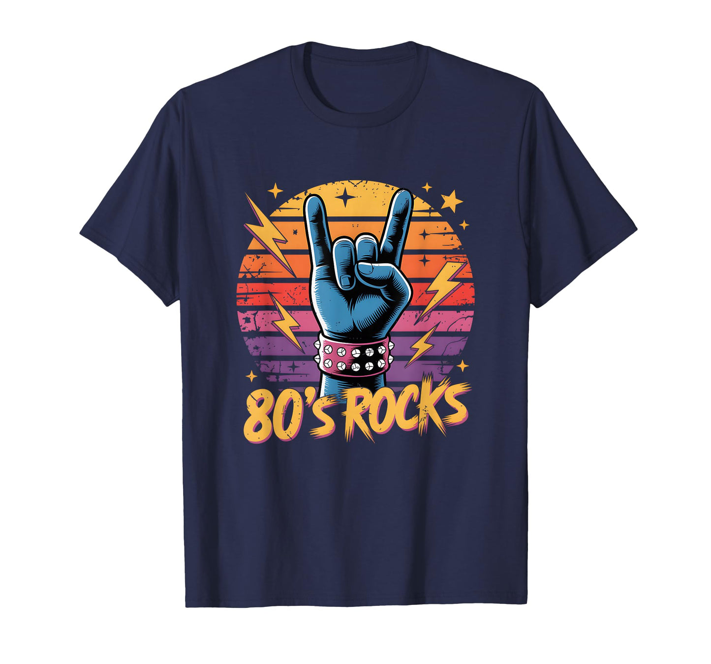 Vintage 80's Rock Bands Eighties 80s Party Retro Music Band T-Shirt