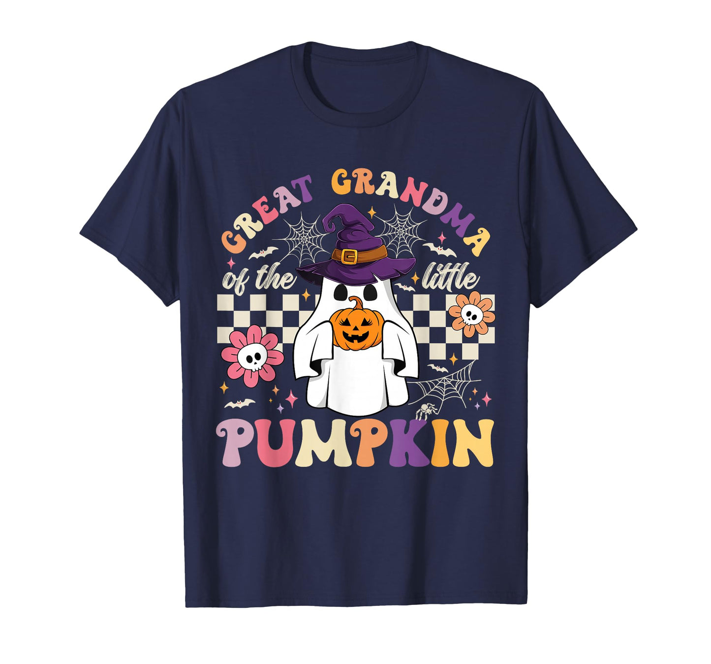 Great Grandma of The Little Pumpkin Halloween Spooky Ghost T-Shirt