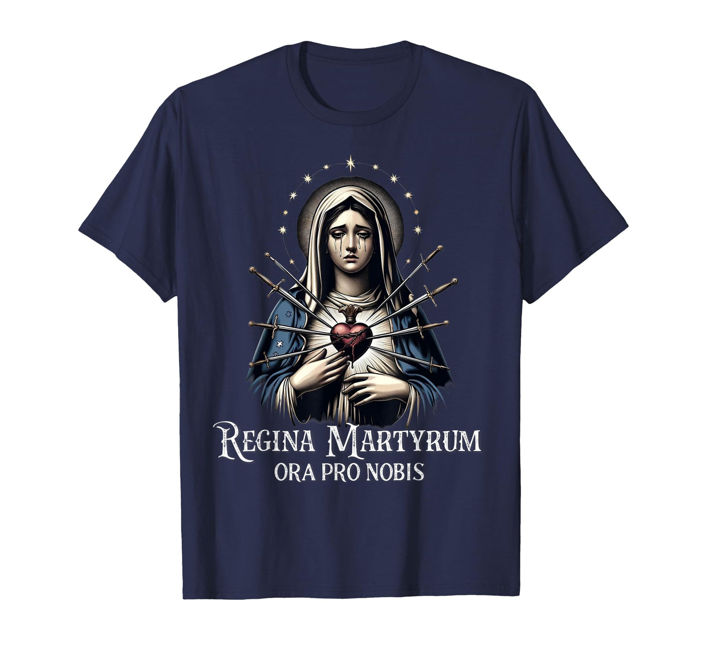 Mater Dolorosa Our Lady of Sorrows Virgin Mary Catholic T-Shirt