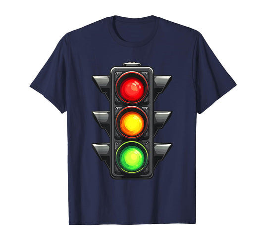 Traffic Light Shirt Adult Kids Traffic Light Costume T-Shirt