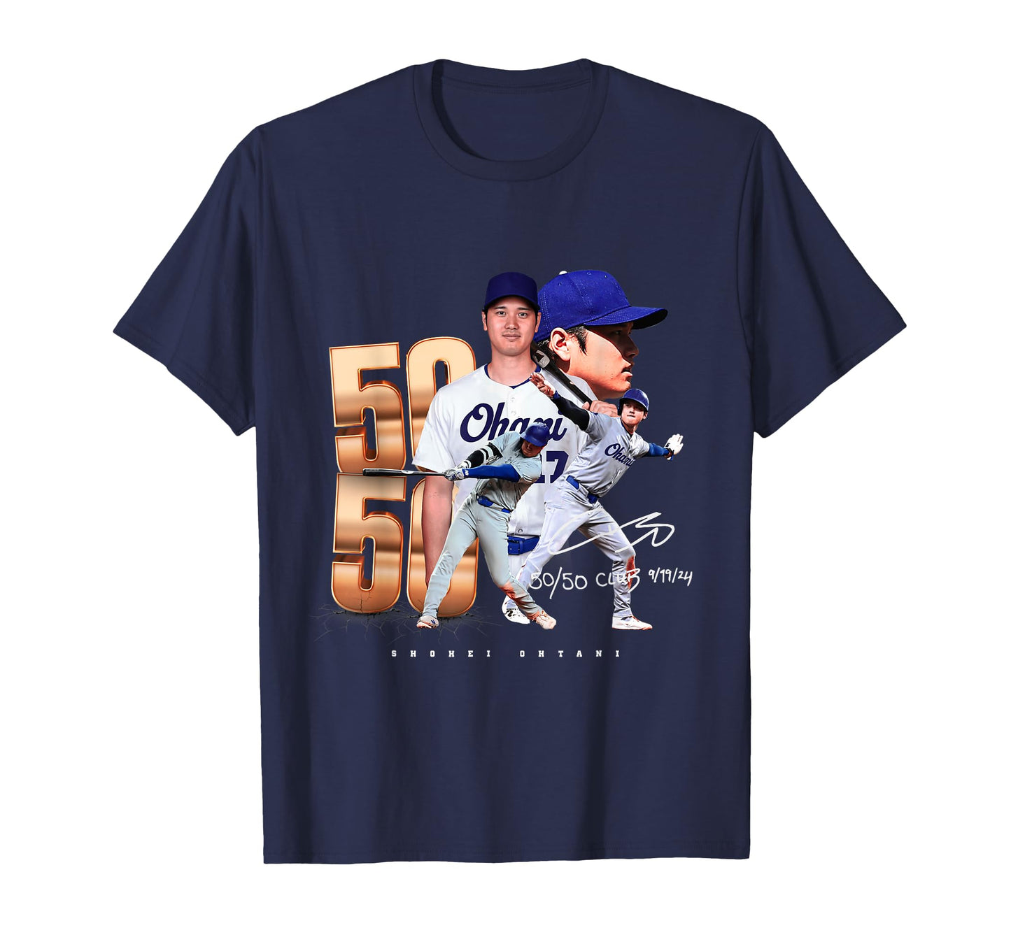Shohei Ohtani | 50/50 Club | Los Angeles Baseball MLB Player T-Shirt
