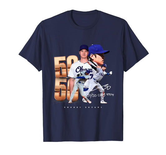 Shohei Ohtani | 50/50 Club | Los Angeles Baseball MLB Player T-Shirt