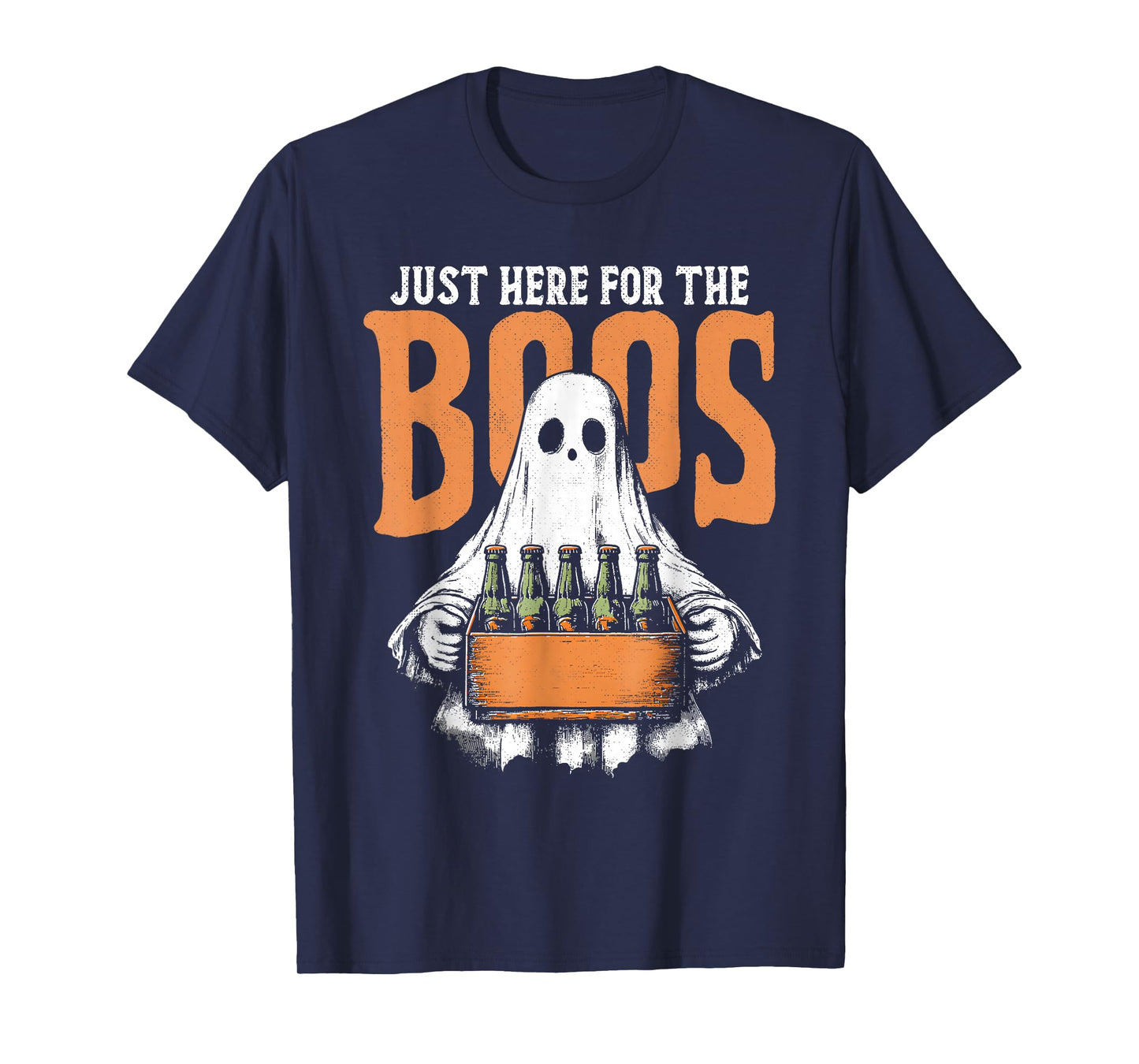 I'm Just Here for The Boos Funny Halloween Ghost Men Women T-Shirt