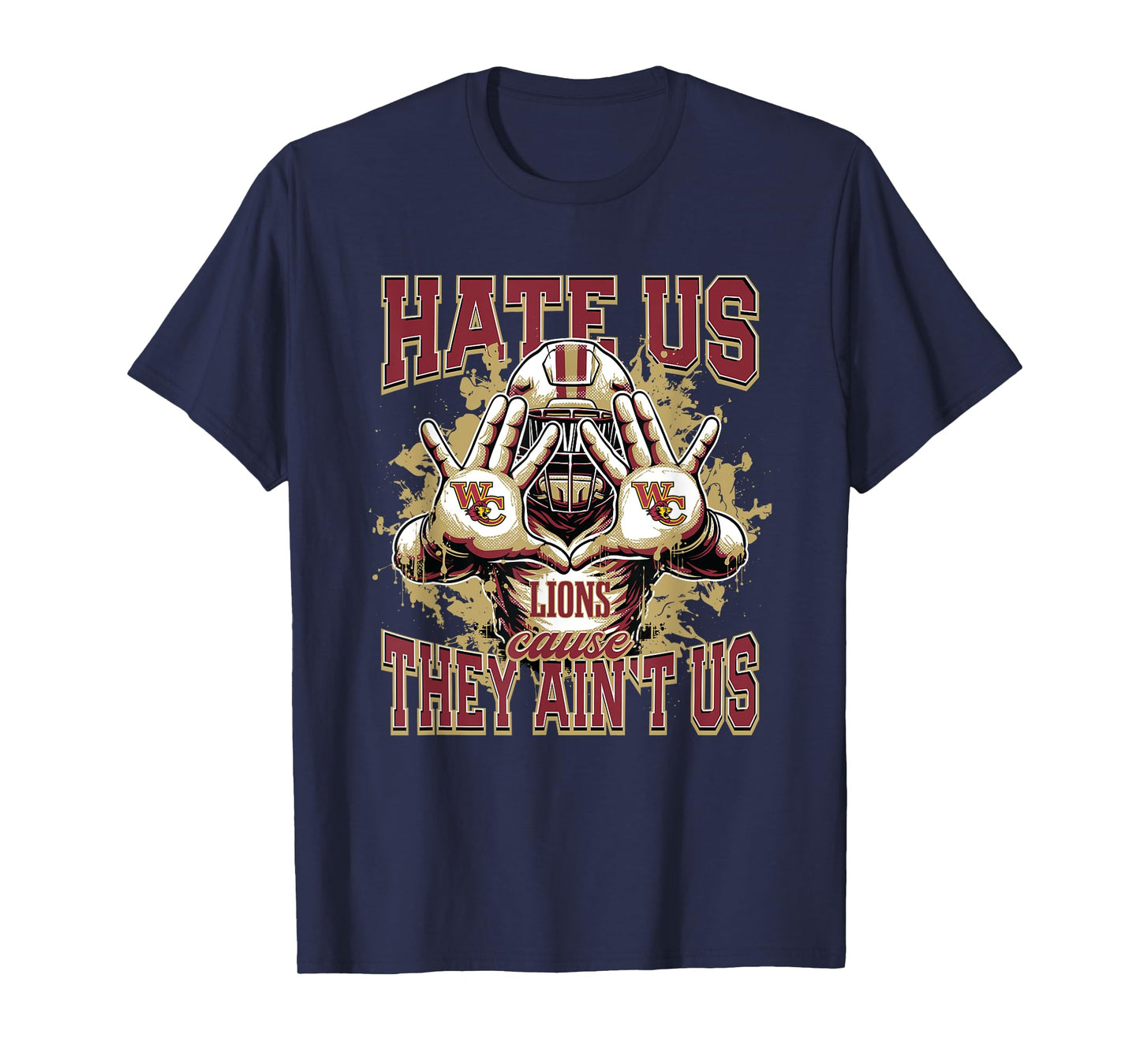 West Charlotte Lions Logo Hate Us Cause They Ain't HS T-Shirt