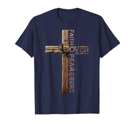 Faith Over Fear Christian Shirts For Men, Believe Jesus T-Shirt