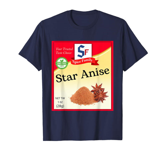 Star Anise Condiment Costume Holiday Spice Costumes T-Shirt