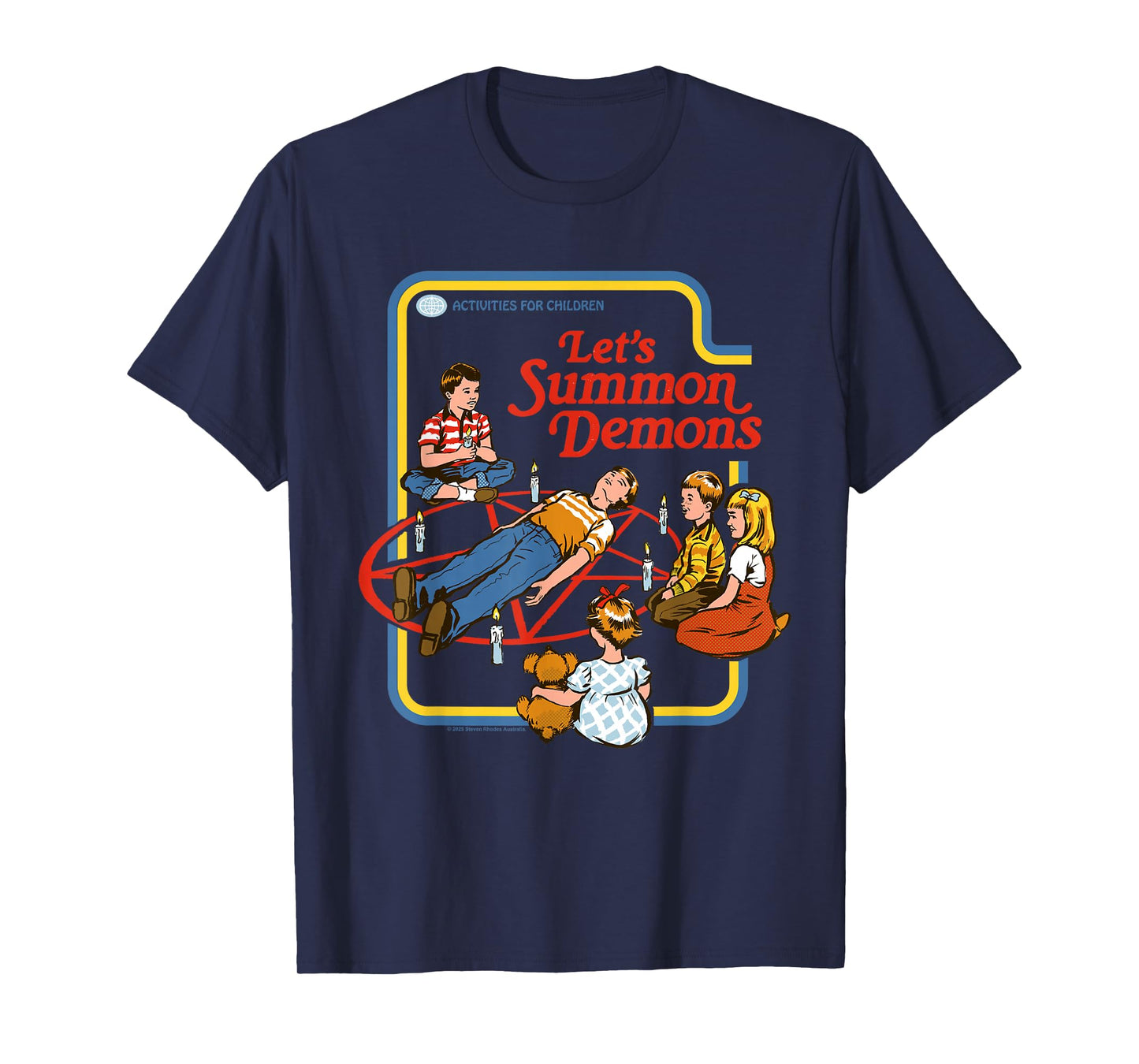 Lets Summon Demons Occult Retro Vintage Funny Adult Humor T-Shirt