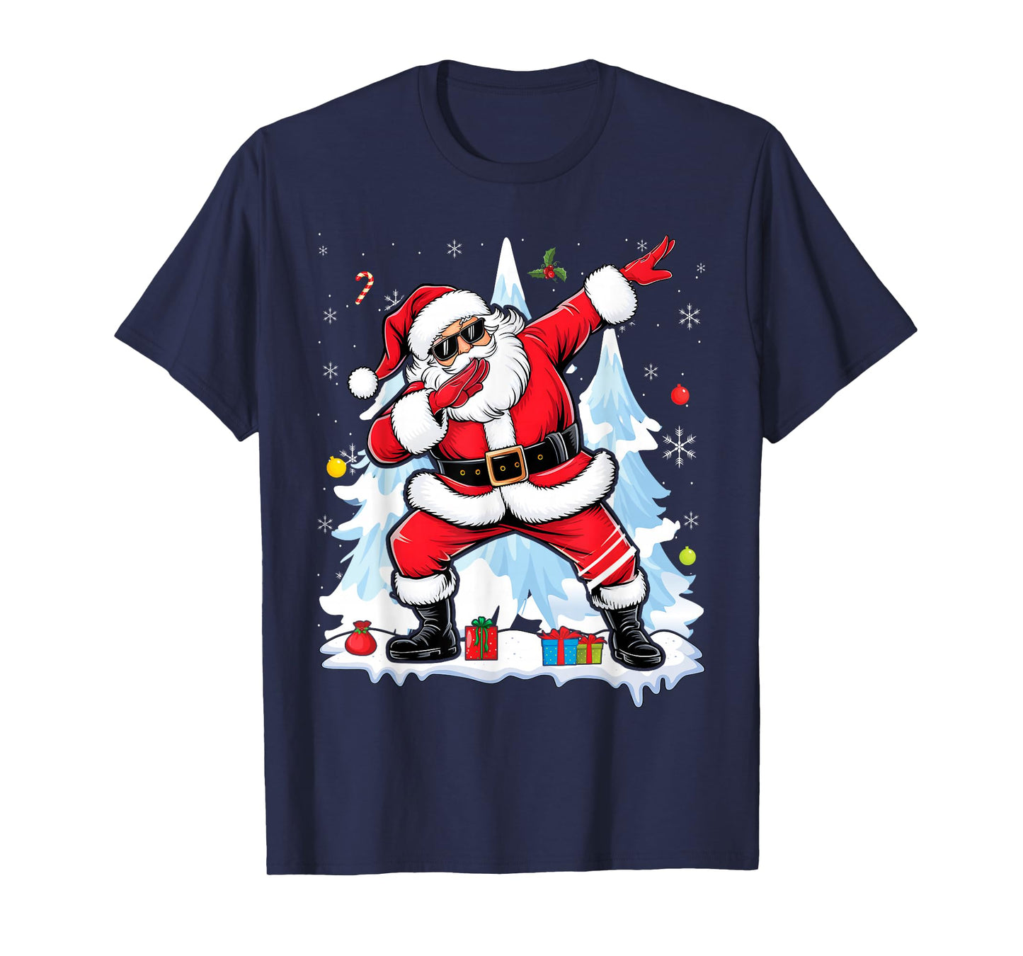 Funny Santa Claus Dab Dance Dabbing Xmas Christmas T-Shirt