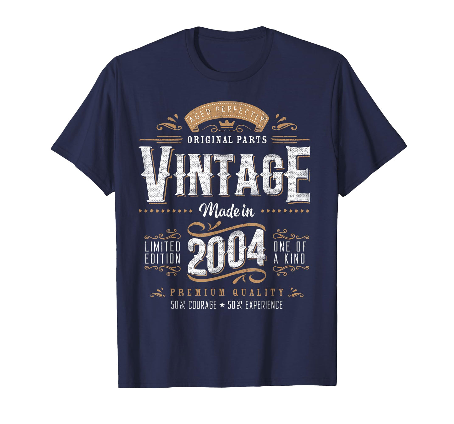 Vintage 2004 21st Birthday Gifts Women Men 21 Year Old T-Shirt