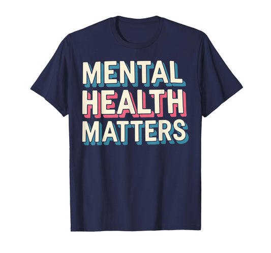Mental Health Matters Vintage Mental Health Awareness T-Shirt