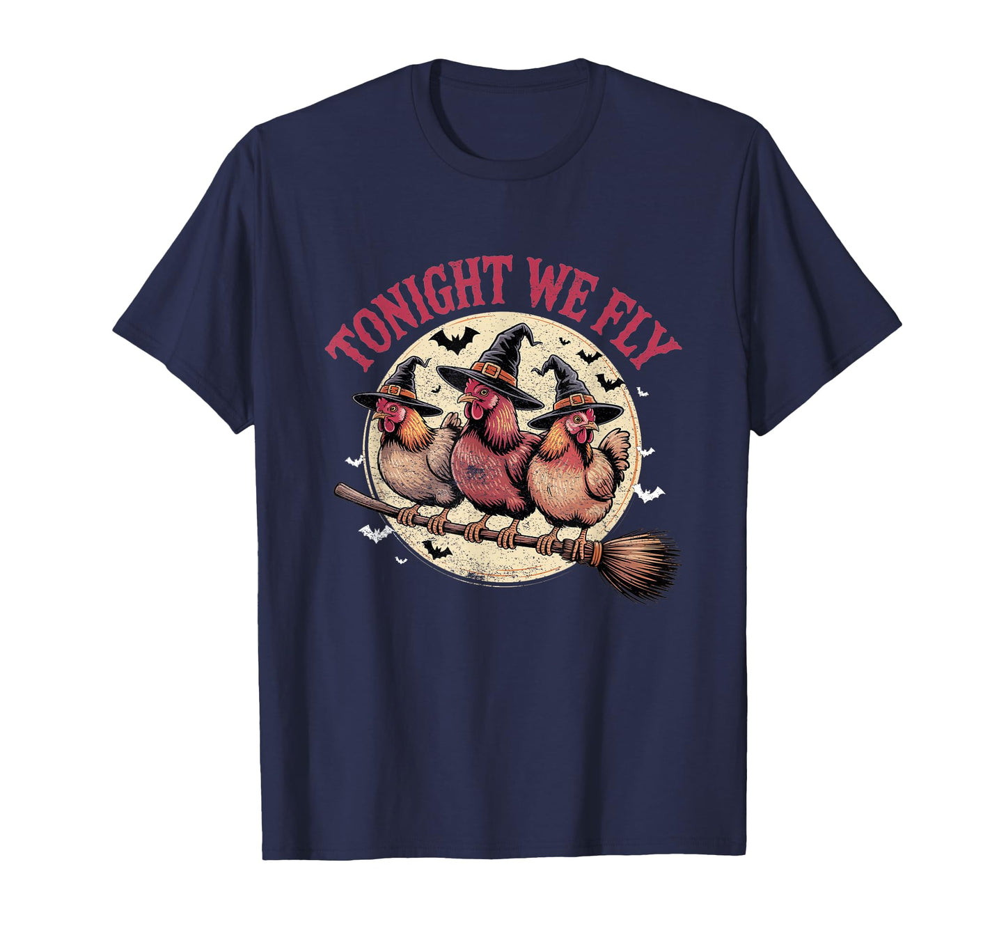 Tonight We Fly Halloween Chicken Fall T-Shirt