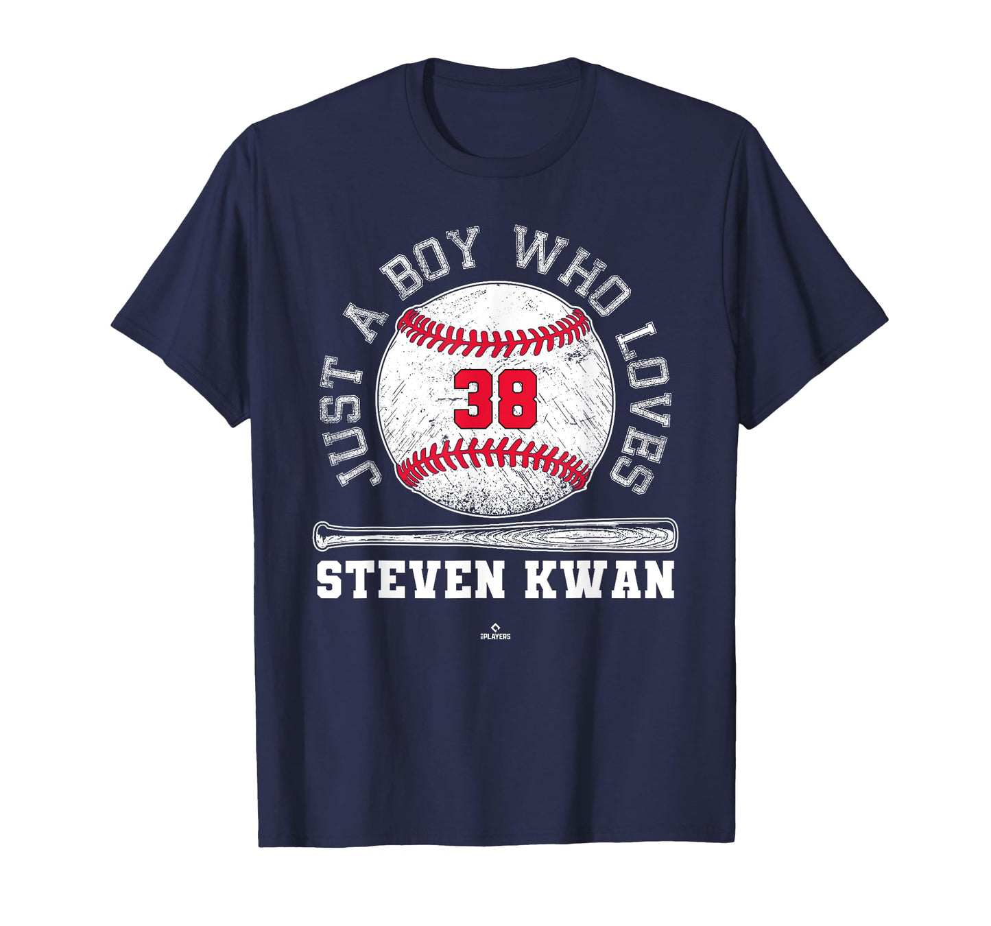 Just A Boy Who Loves Steven Kwan Cleveland Baseball MLBPA T-Shirt