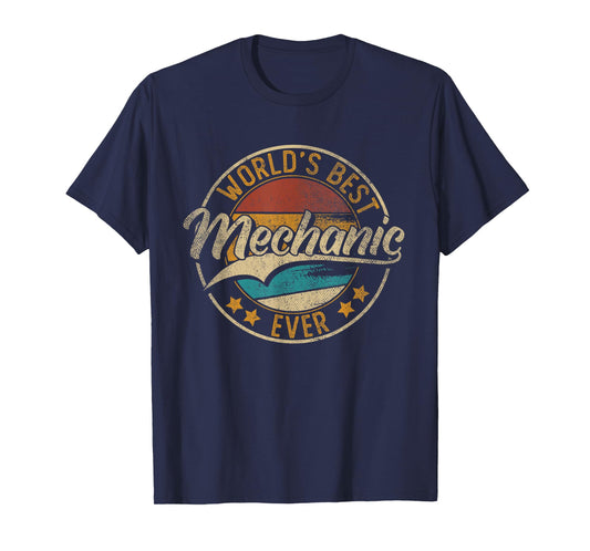 Worlds Best Mechanic | Auto Car Mechanic T-Shirt