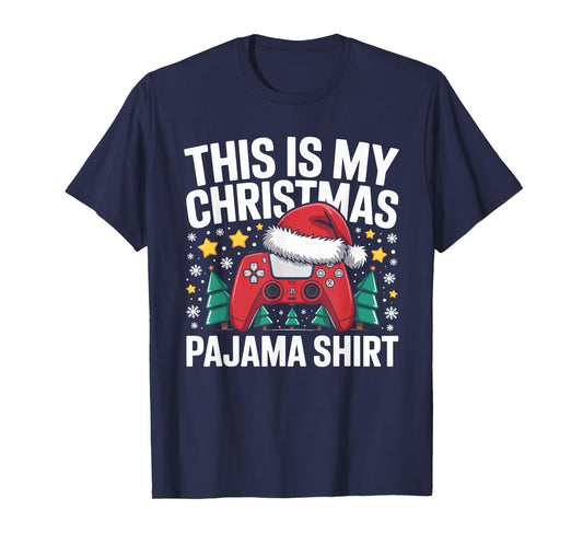 This is My Christmas Pajama Gamer Video Game Boys Kids T-Shirt