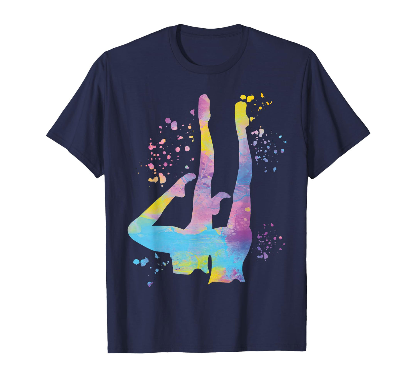 Synchronized Swimming Colorsplash Team Artistic Swim T-Shirt