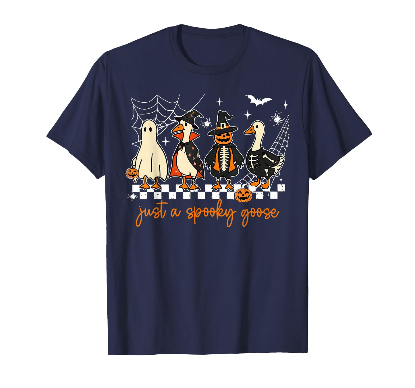 Just a Spooky Goose Halloween Costume Halloween Funny T-Shirt