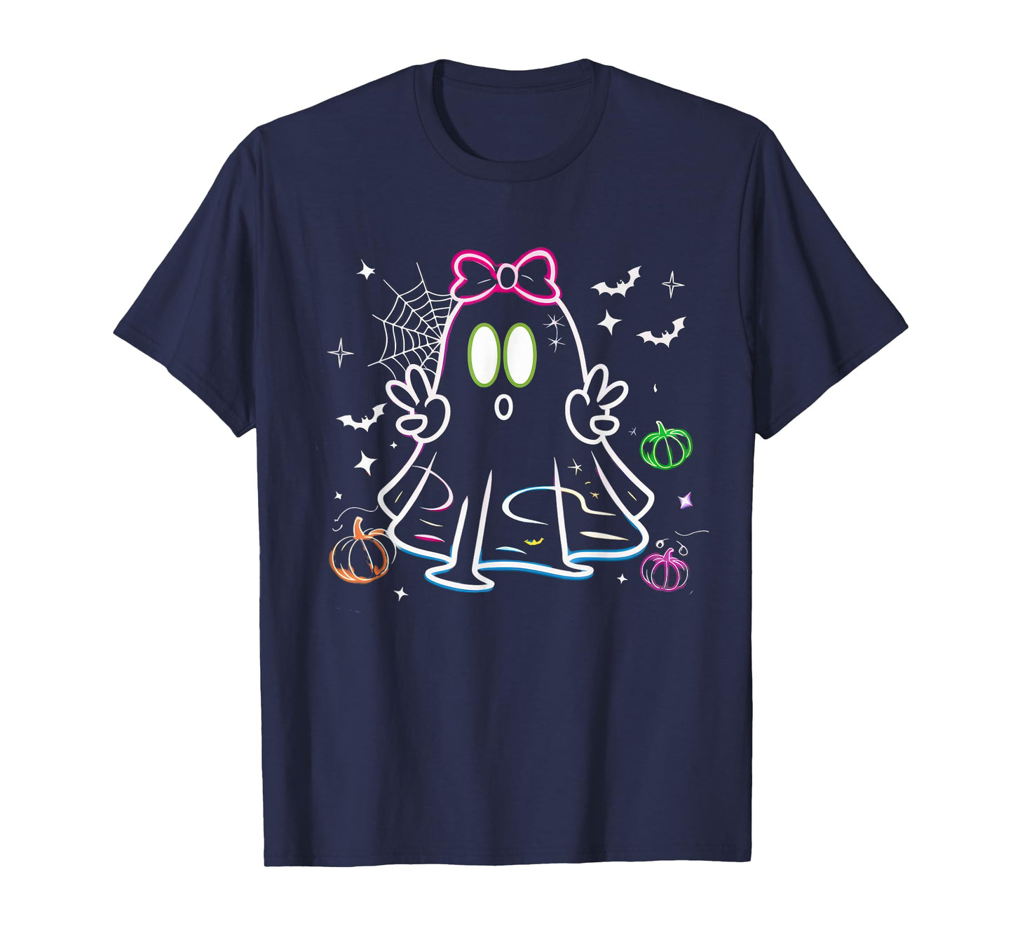 Halloween Tshirt Women Men Skeleton Witch Monster Party T-Shirt