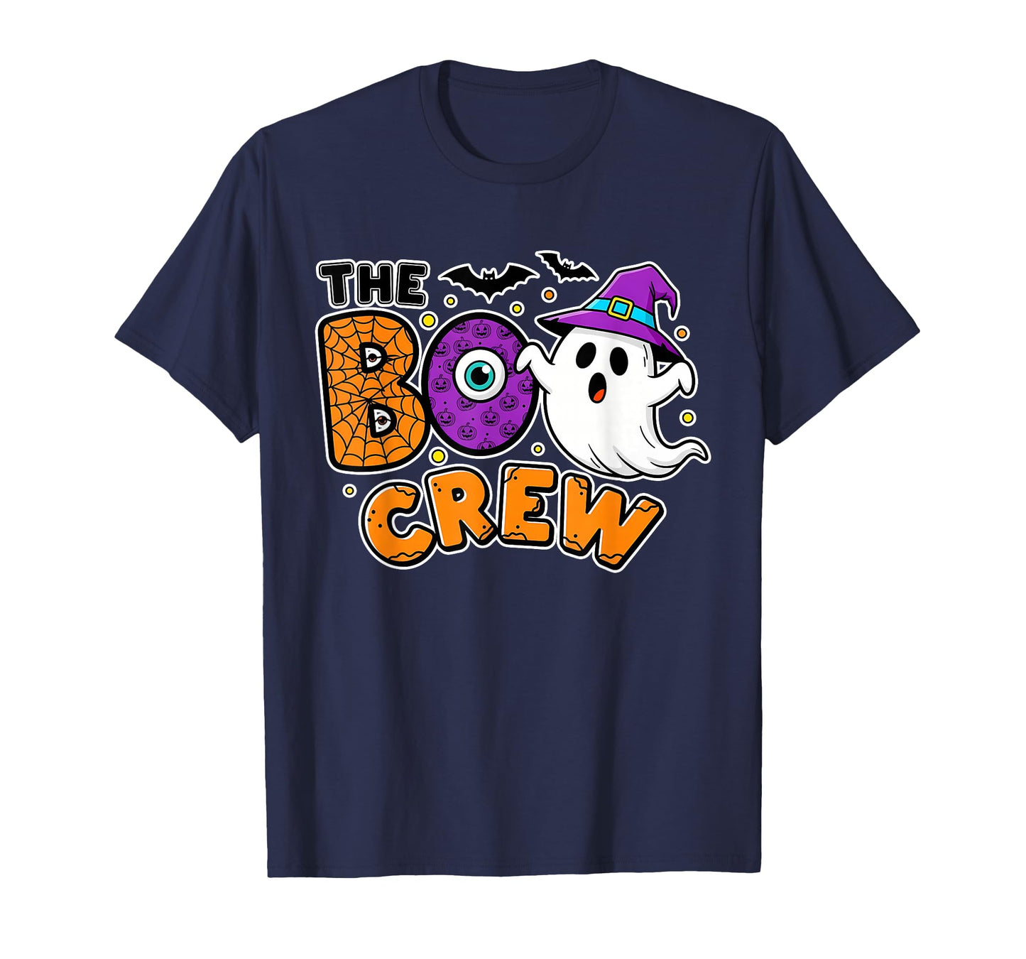 Halloween Ghost The Boo Crew Halloween Costume Matching T-Shirt