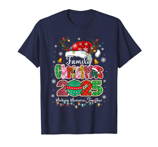 Family Christmas 2025 Matching Outfit Xmas Squad Santa T-Shirt