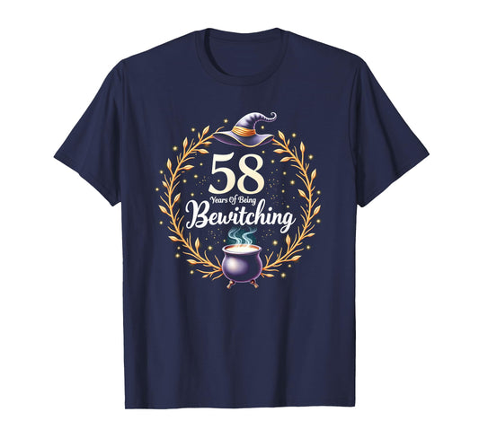 58 Years Bewitching Birthday Gift for Witch Lovers T-Shirt