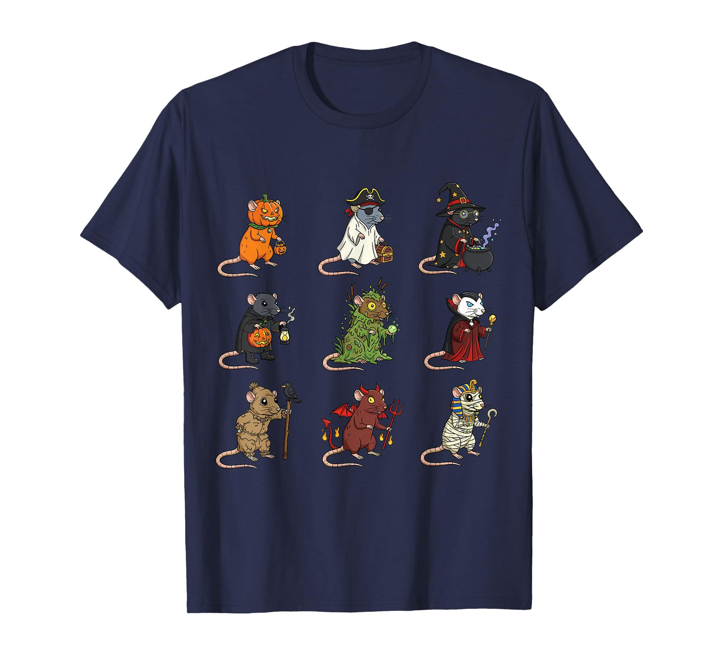 Rat Spooky Witch Zombie Boo Halloween for Boys & Girls T-Shirt