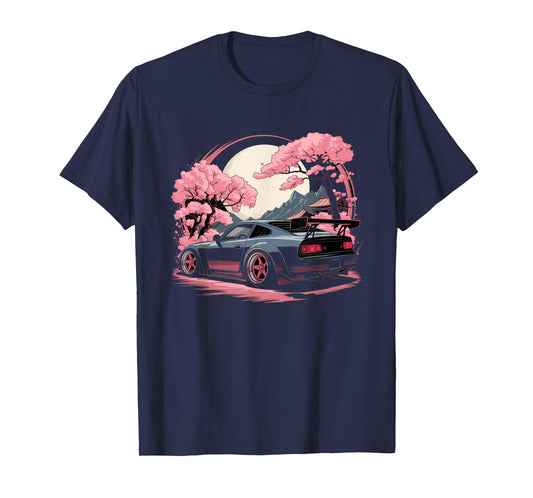 Japanese Car Tshirt Men JDM Japan Street Racing Streetwear T-Shirt