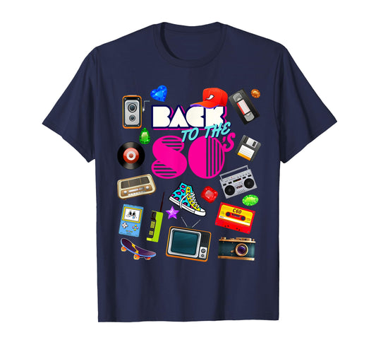 Back To 80's Tees Vintage Retro I Love 80's Graphic Design T-Shirt