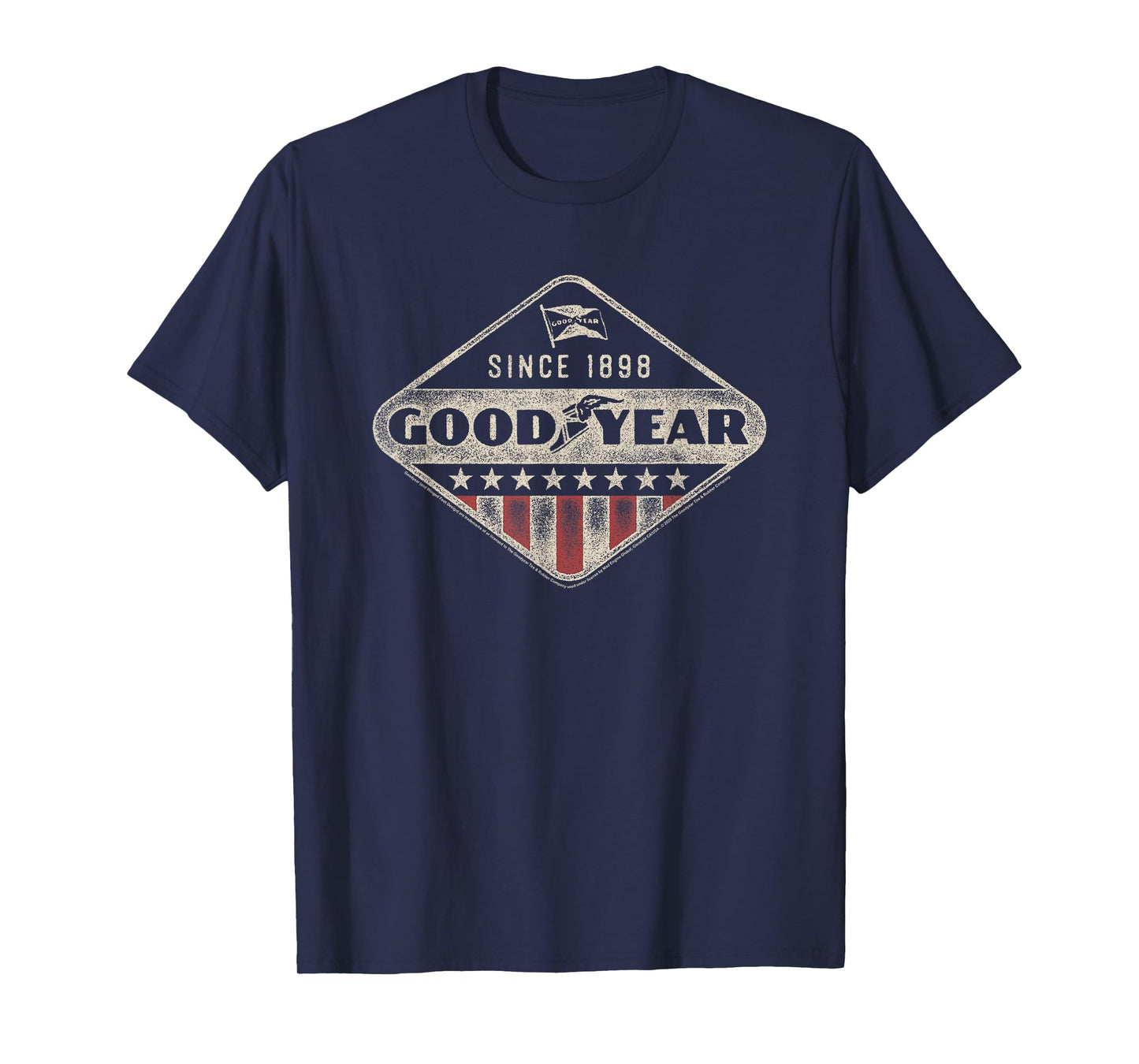 Goodyear Since 1898 Americana Logo Distressed T-Shirt