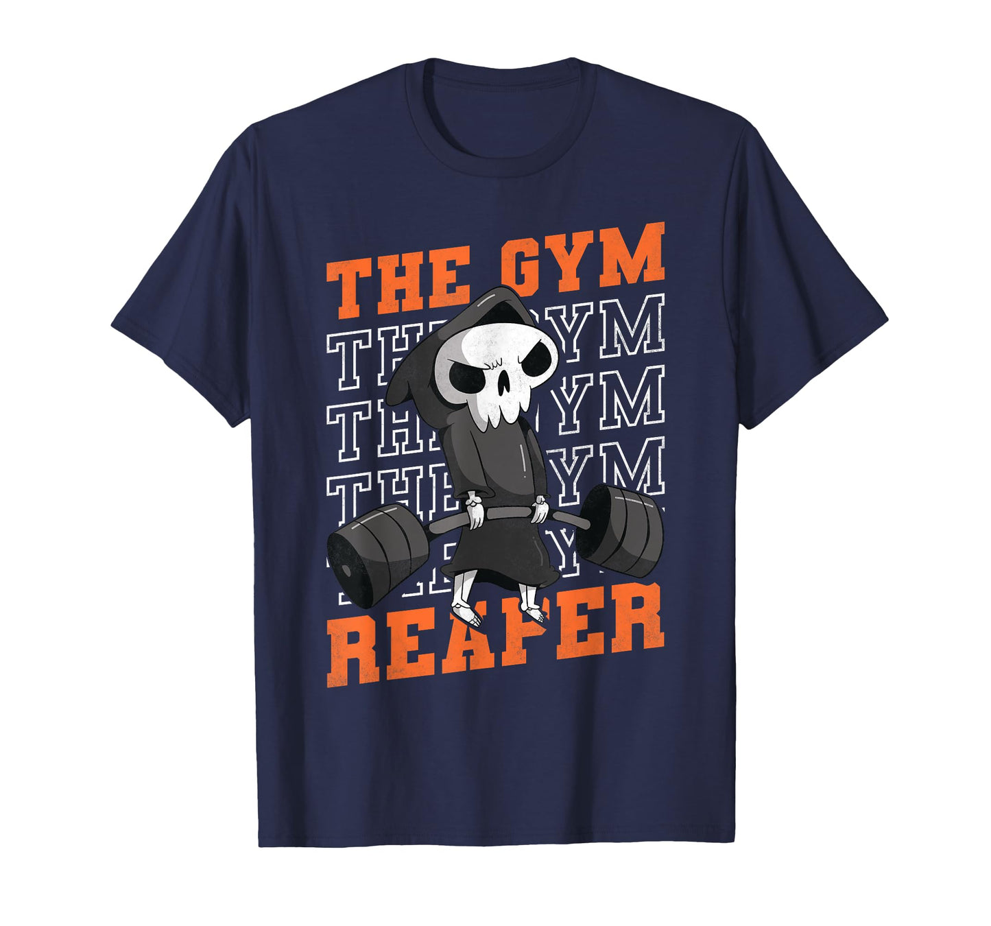The Gym Reaper, Fitness Grim Reaper Halloween T-Shirt