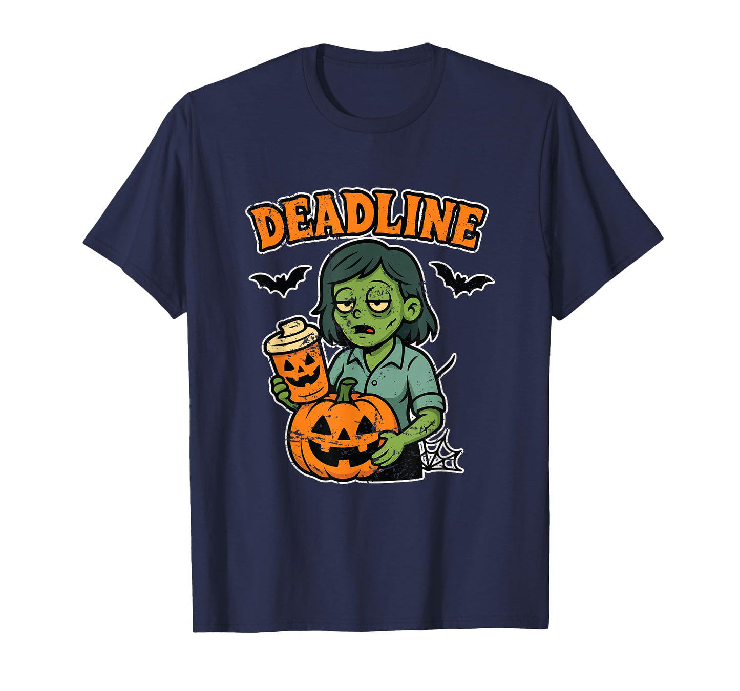 Deadline Zombie Office Halloween T-Shirt