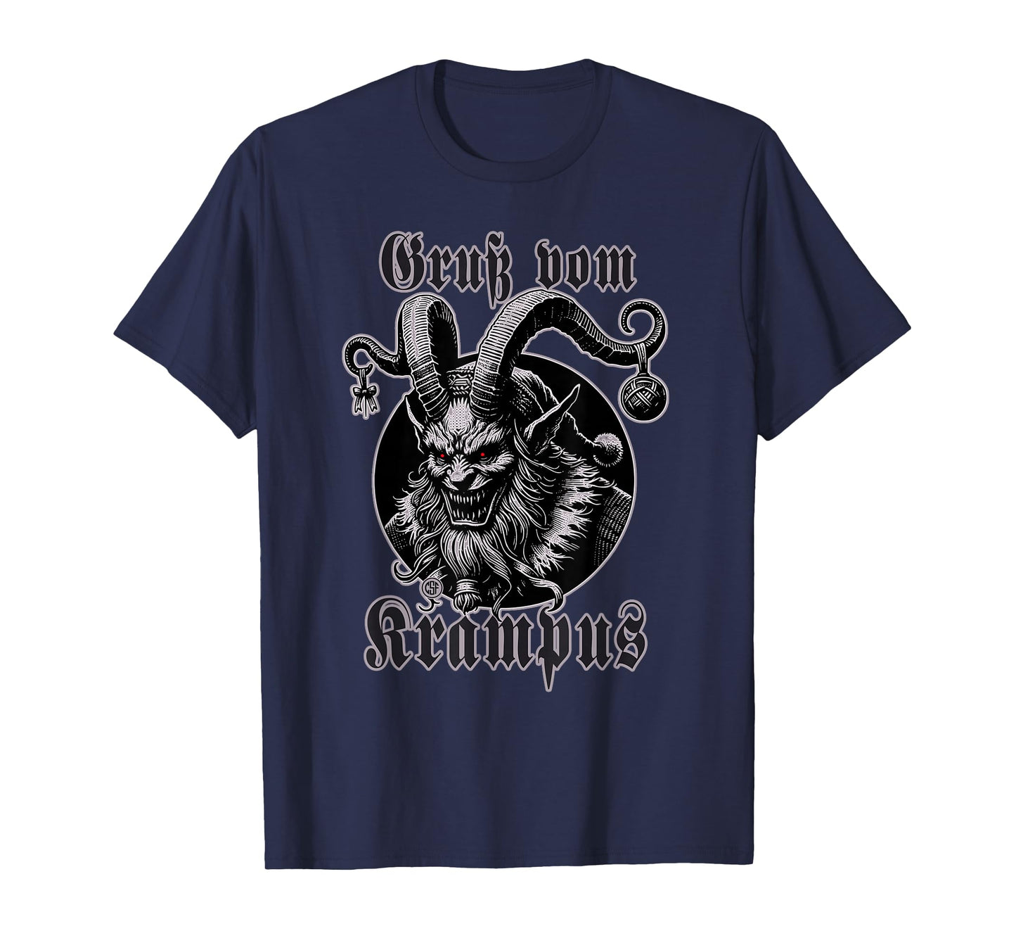 Greeting from Krampus Christmas Legend Figure T-Shirt