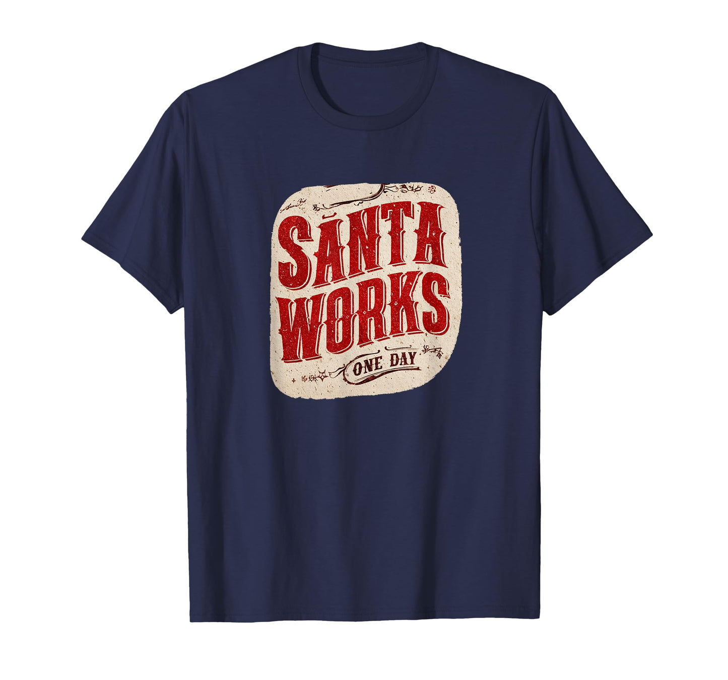 Santa Works One Day Speech Costume T-Shirt