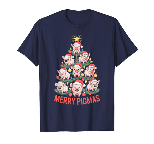 Pig Christmas Tree T-Shirt