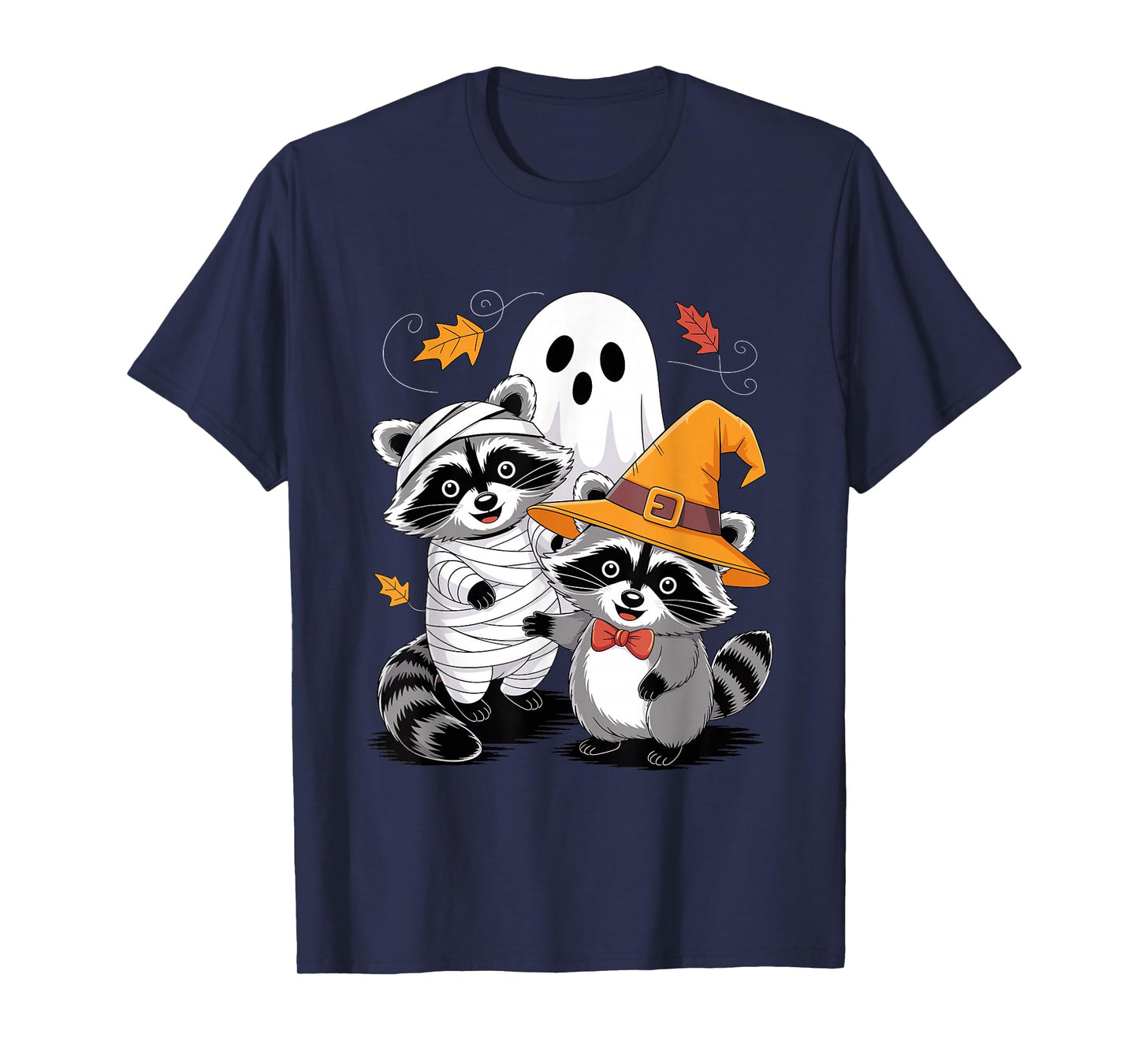 Halloween Raccoons in Costumes Fun T-Shirt