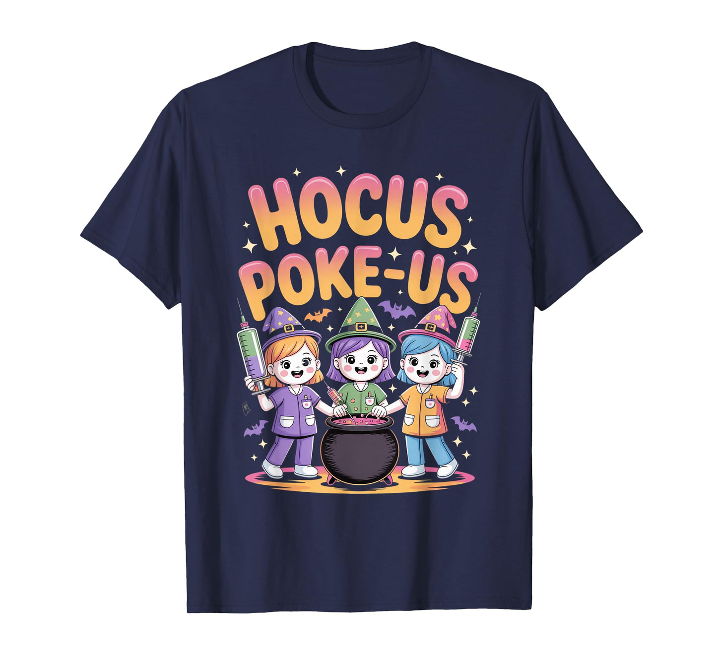 Hocus Poke-Us Nurse Witch Halloween Costume Humor T-Shirt