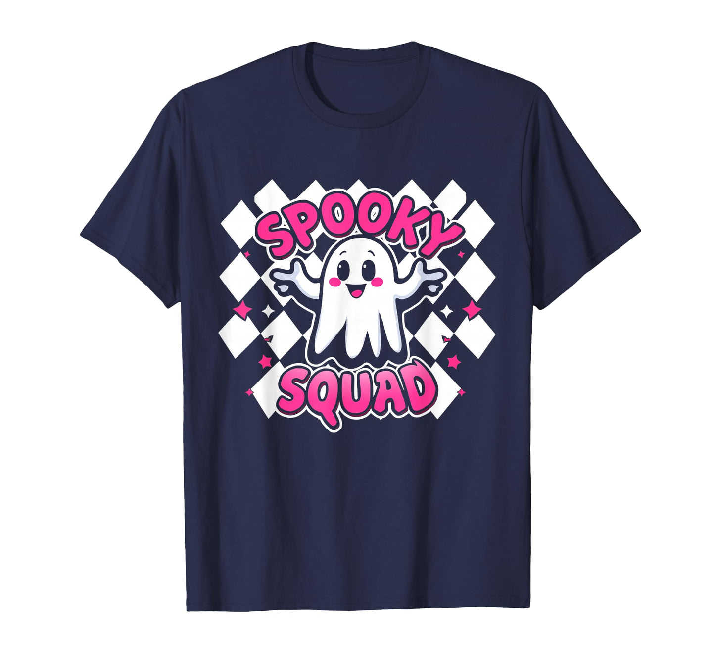 Funny Halloween Horror Season Spooky Squad 2025 Family Retro T-Shirt