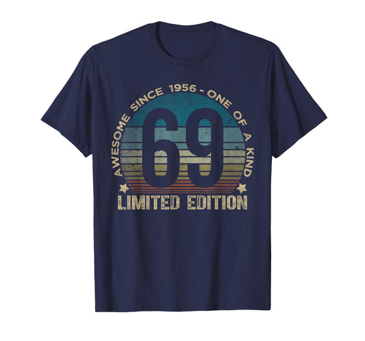 69 Year Old Gifts Vintage 1956 Limited Edition 69th Birthday T-Shirt