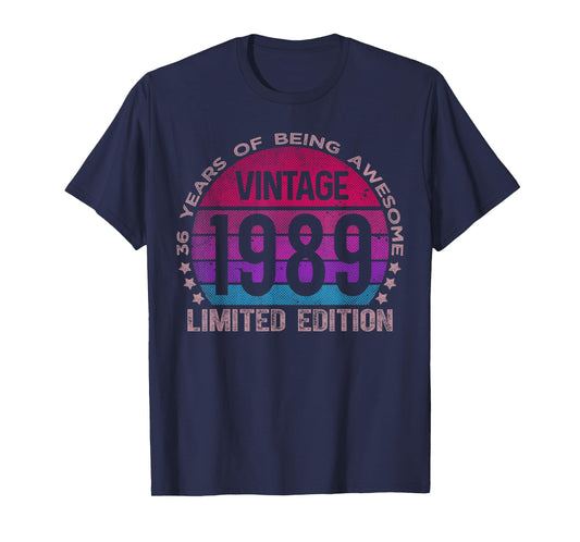 36 Year Old Gifts Limited Edition 36th Birthday Women T-Shirt