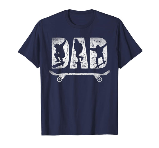 Skater Dad Father's Day Skateboard Skater Dad Vintage T-Shirt