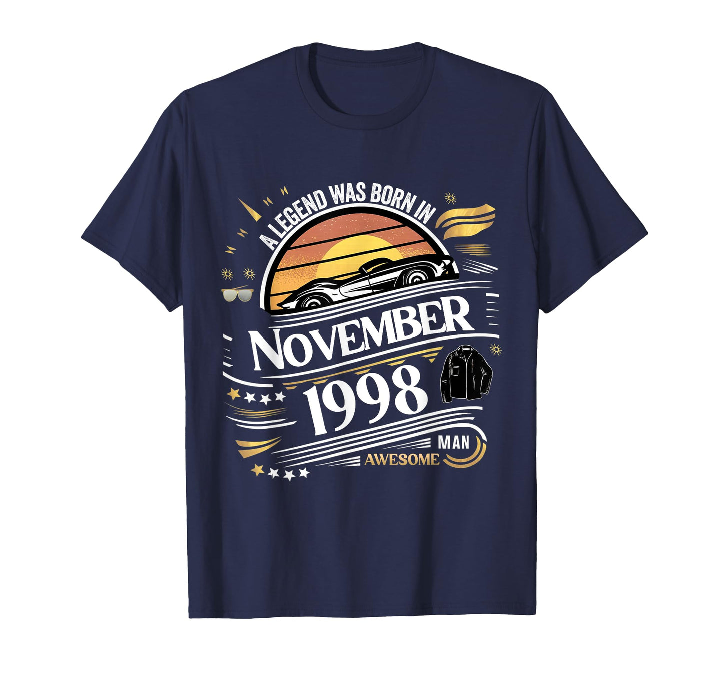 A Legend was Born in November 1998 Awesome Man Boy Birthday T-Shirt