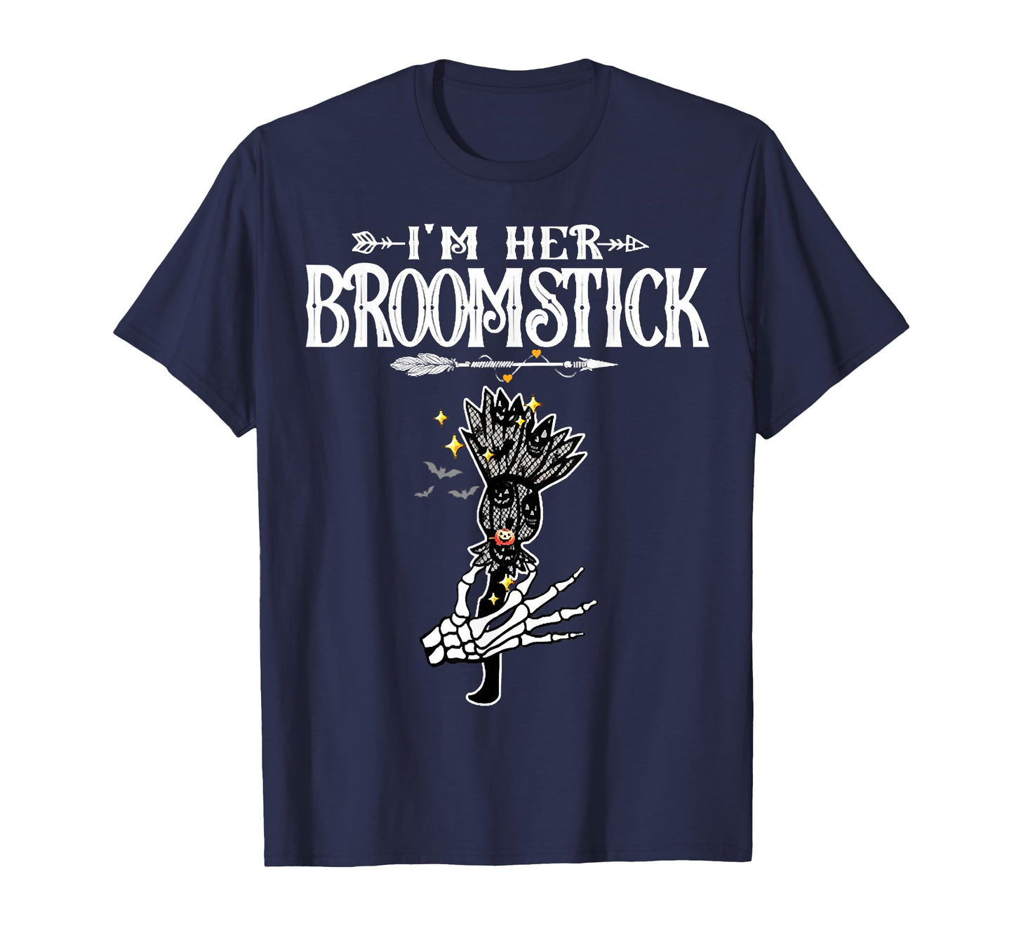 I'm Her Broomstick Love Couples Halloween Costume T-Shirt