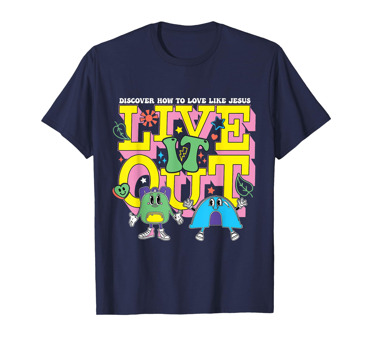 Live it Out How To Love Like Jesus VBS Summer Camp 2025 T-Shirt