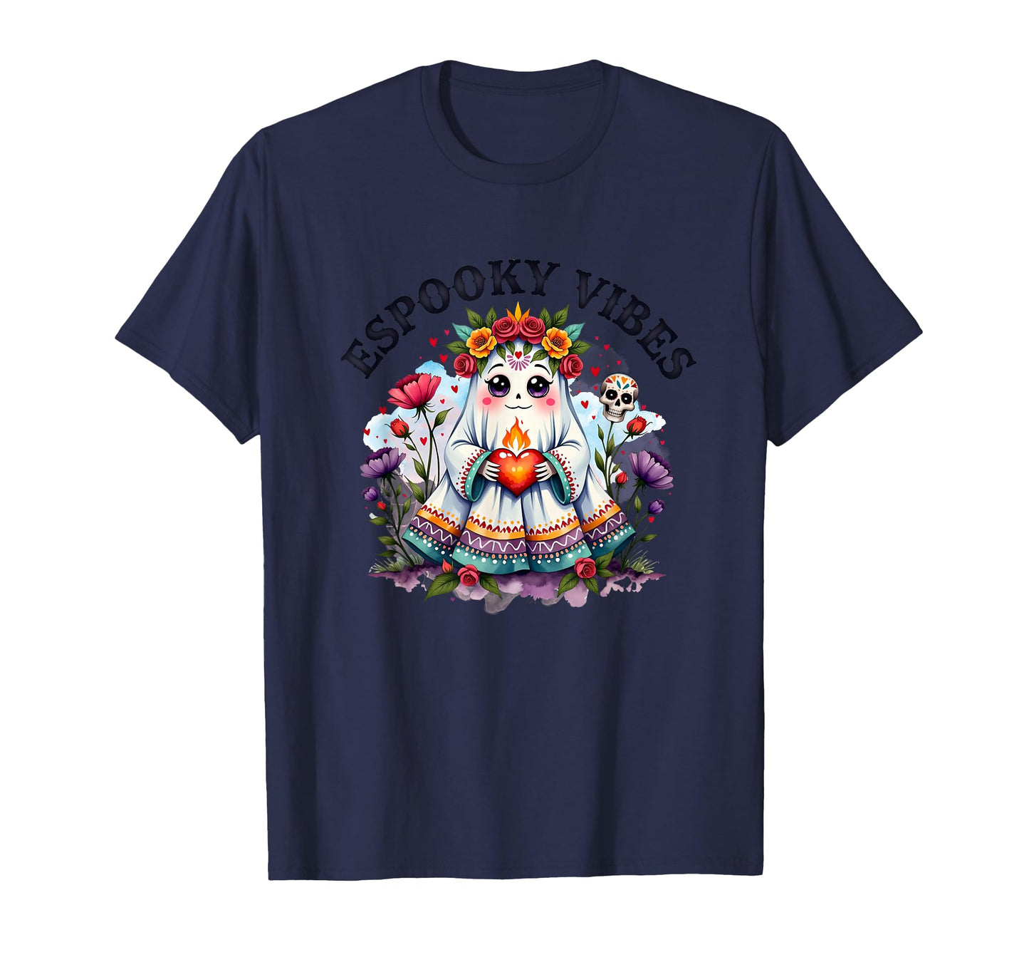Amazing Spooky Creepy Halloween Ghost T-Shirt